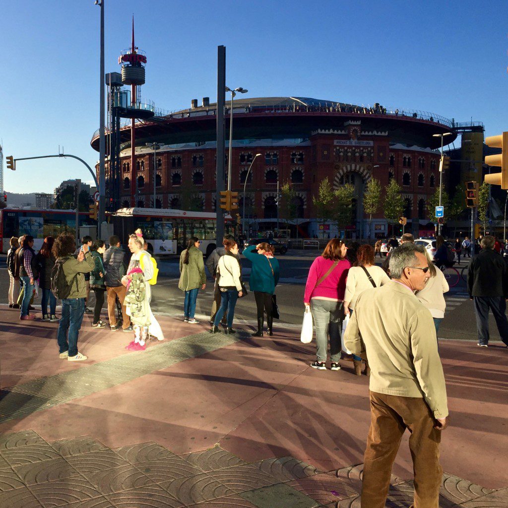 Plaza España, early evening