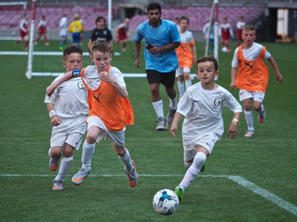 The Europa Cup Tournament; Kids in Camp Nou