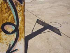 Graffiti in Basket Ball Court