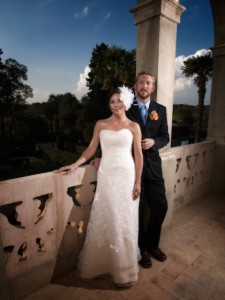 David & Kate Wedding portrait