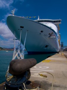 Giant Cruise Ships Docked