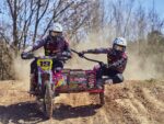 2 People on a motocross bike in Spain