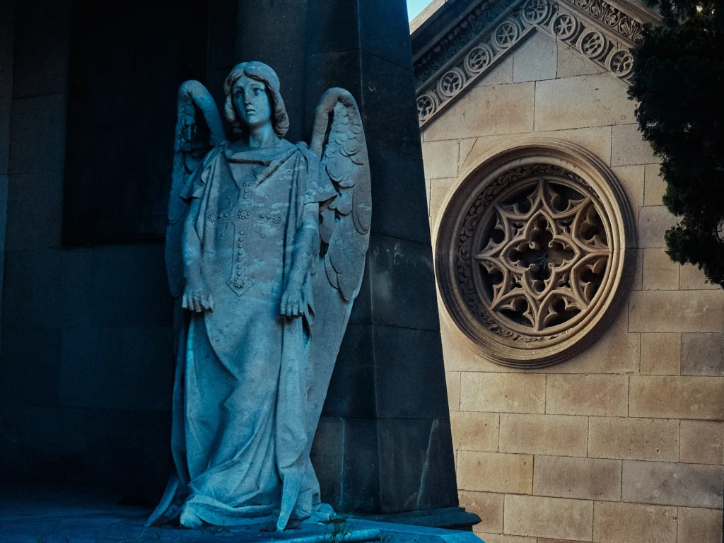 angel on Monjuic
