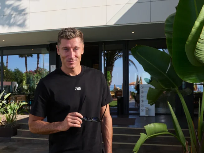 Robert Lewandowski in Gava