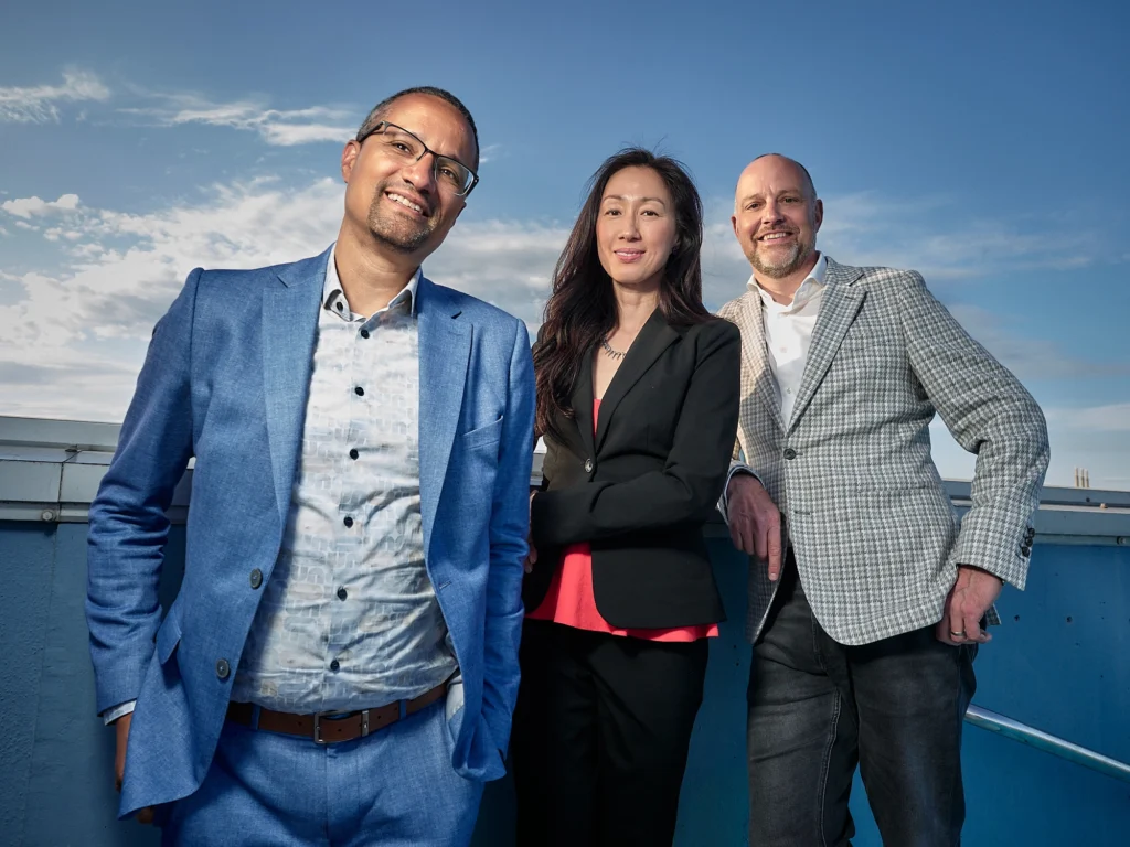 Leadership team portrait photographed at the Princess Hotel Barcelona.