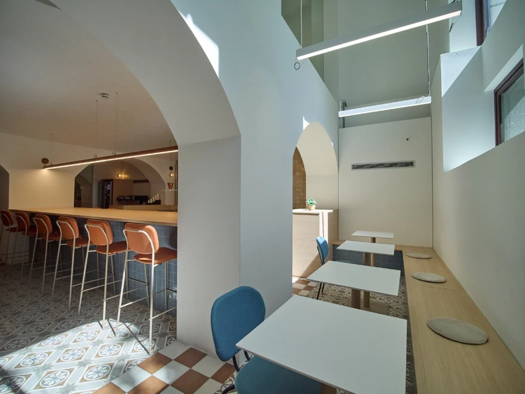 A premium coffee station in the communal kitchen, providing high-quality refreshments in a sophisticated environment.