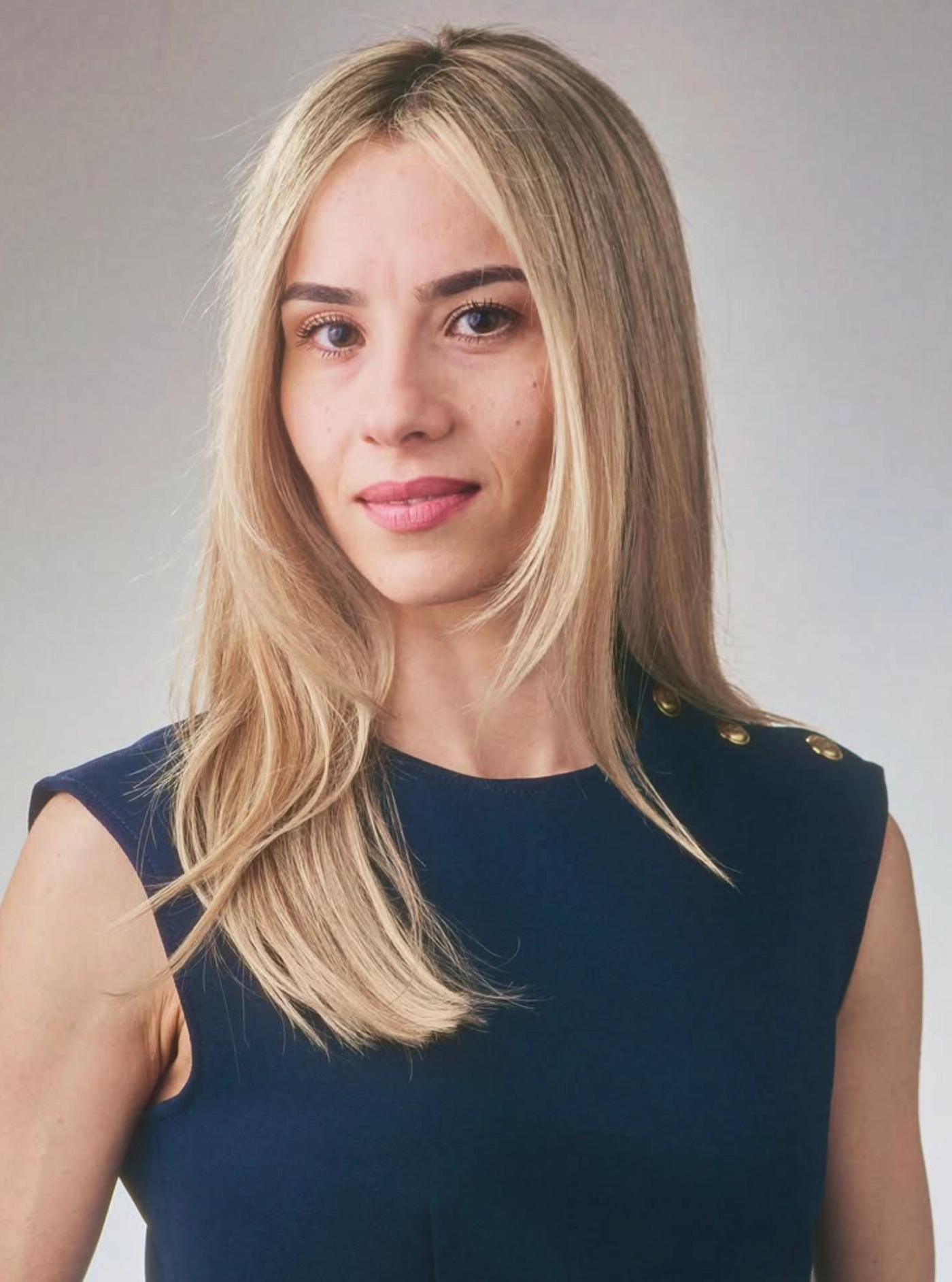 An attractiv woman shot in a home studio